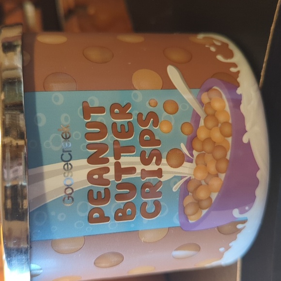 Goosecreek 3 Wick Candle Peanut Butter Crisps Cereal 14.5 oz Lot of 2 NEW OOS - Picture 3 of 10